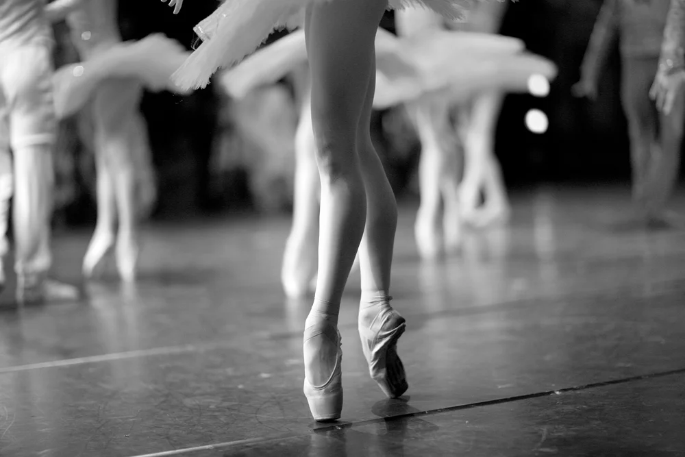 ballet pointe shoes